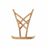 MAZE · Cross Cleavage Harness Brown TESTER · Bijoux Indiscrets Tester