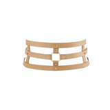 MAZE - Wide Belt and Restraints Brown TESTER · Bijoux Indiscrets Tester