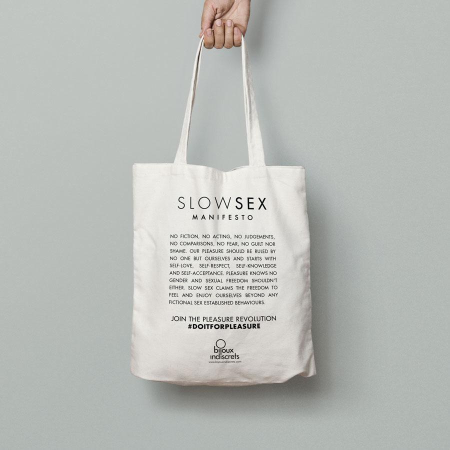 SlowSex Manifesto · Cotton Tote Bag